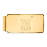 10k Gold LogoArt US Naval Academy Money Clip