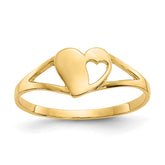 14k Madi K Heart Size 2 Baby / Childrens Ring