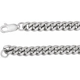 Sterling Silver 4.8 mm Curb 24" Chain