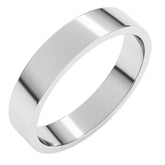 Sterling Silver 4 mm Flat Band Size 9