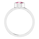 Bezel-Set Solitaire Ring