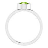 Bezel-Set Solitaire Ring