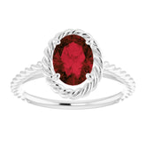 Rope Solitaire Ring