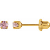 Inverness® Piercing Birthstone Stud Earrings