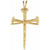 Nail Cross Pendant