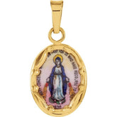 Hand Painted Porcelain Miraculous Medal