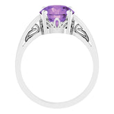 Solitaire Scroll Setting® Ring