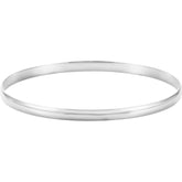 Half Round Bangle Bracelet