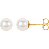 Pearl Stud Earrings