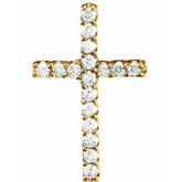 Petite Cross Necklace Or Pendant