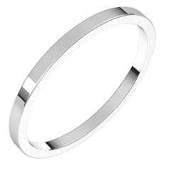 Sterling Silver 1.5 mm Flat Band Size 7