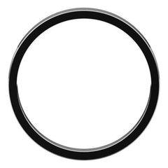 14K White Gold 2.5 mm Flat Band Size 9