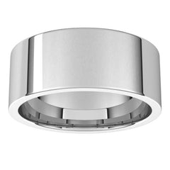 Platinum 8 mm Lightweight Comfort-Fit Flat Band Size 6