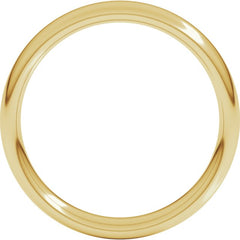 14K Yellow Gold 4 mm Comfort-Fit European-Style Band Size 4.5
