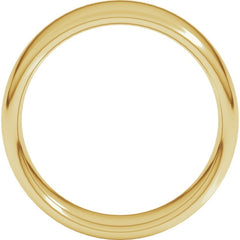 14K Yellow Gold 7 mm Comfort-Fit European-Style Band Size 9.5