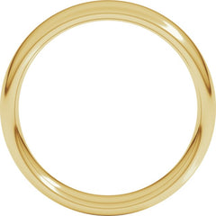 14K Yellow Gold 5 mm Comfort-Fit European-Style Band Size 9