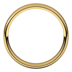 14K Yellow Gold 4.5 mm Comfort-Fit European-Style Band Size 12