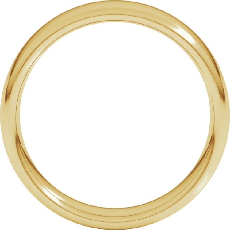 10K Yellow Gold 5.5 mm Comfort-Fit European-Style Band Size 13.5