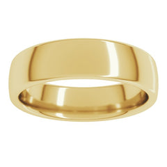 14K Yellow Gold 5.5 mm Comfort-Fit European-Style Band Size 9.5