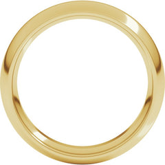 18K Yellow Gold 5.5 mm Comfort-Fit Half Round Band Size 5