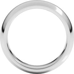 Palladium 6 mm Comfort-Fit Half Round Band Size 8
