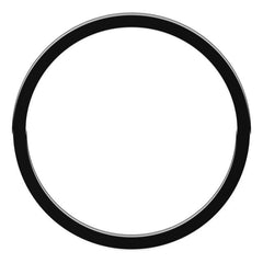 14K White Gold 1 mm Flat Band Size 7