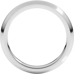 Sterling Silver 3 mm Comfort-Fit Half Round Band Size 9