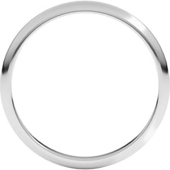 Sterling Silver 2 mm Half Round Band Size 4.5