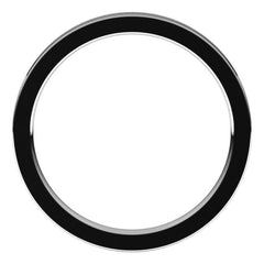 Sterling Silver 2 mm Comfort-Fit Flat Band Size 7.5