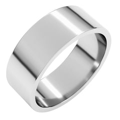 Sterling Silver 7 mm Flat Band Size 5