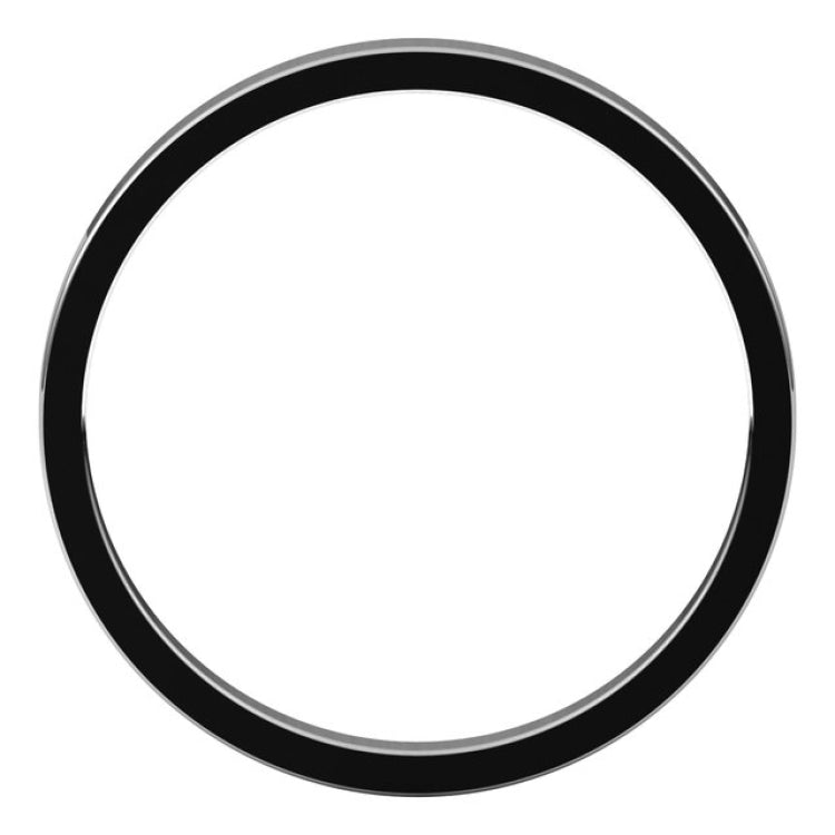 14K White Gold 2 mm Flat Band Size 5.5