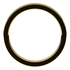 14K Yellow Gold 2.5 mm Comfort-Fit Flat Band Size 5.5