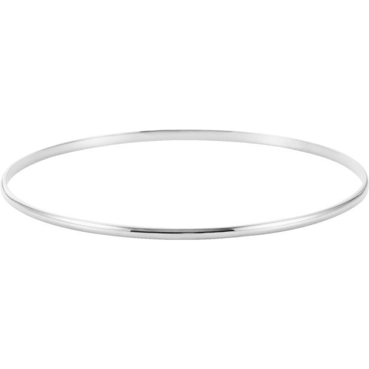 Half Round Bangle Bracelet