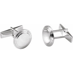 Posh Mommy® Engravable Cuff Links