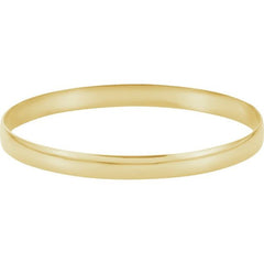 Half Round Bangle Bracelet