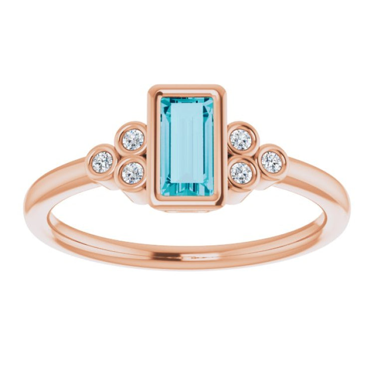 Bezel-Set Accented Ring