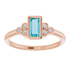 Bezel-Set Accented Ring