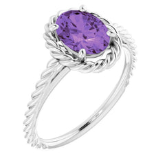 Rope Solitaire Ring