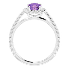 Rope Solitaire Ring