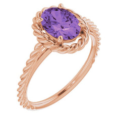 Rope Solitaire Ring