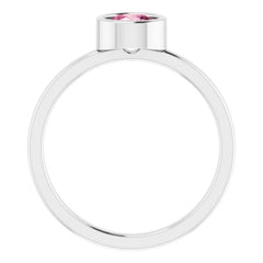 Bezel-Set Solitaire Ring