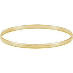 Half Round Bangle Bracelet