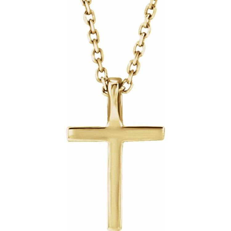 Petite Cross Necklace Or Pendant