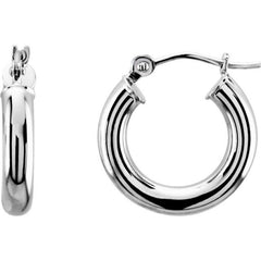 Tube Hoop Earrings