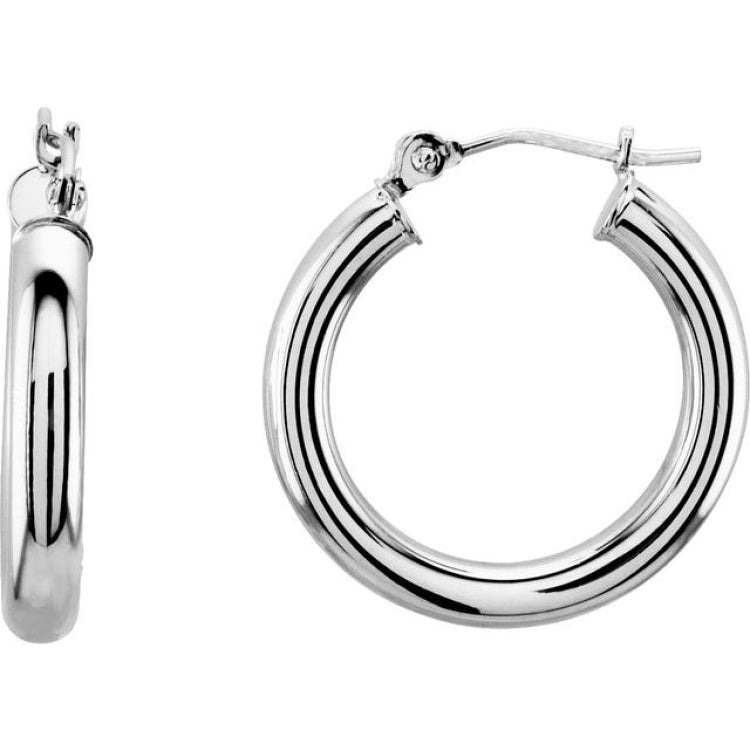 Tube Hoop Earrings