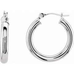 Tube Hoop Earrings