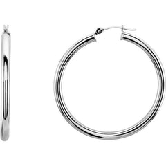 Tube Hoop Earrings