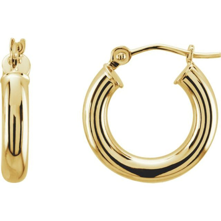 Tube Hoop Earrings