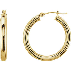 Tube Hoop Earrings