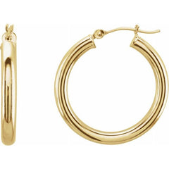 Tube Hoop Earrings